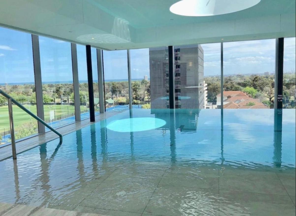 The Fawkner Apartment Bay-View Pool/Gym Free Parking Melburne Exterior foto