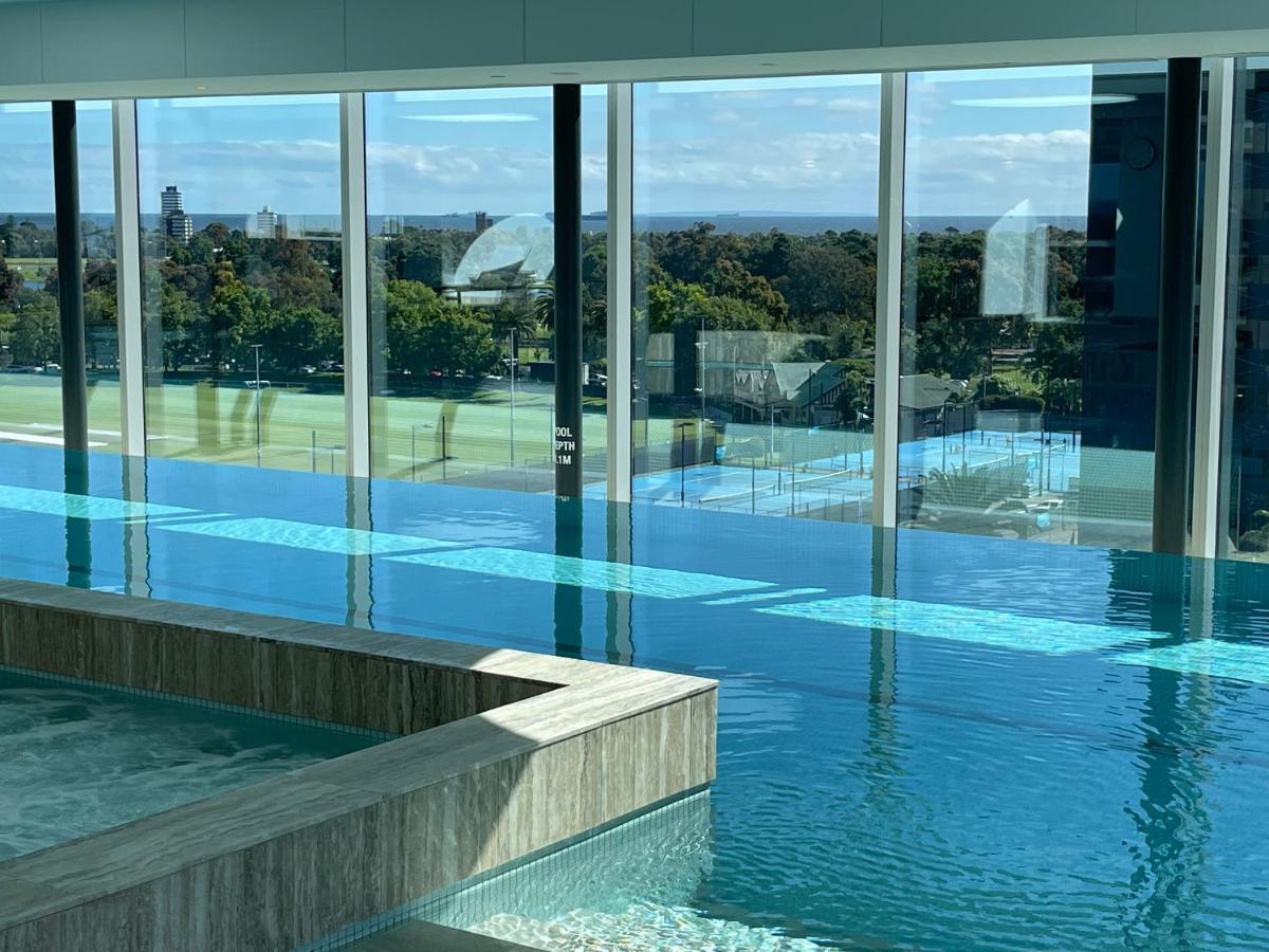 The Fawkner Apartment Bay-View Pool/Gym Free Parking Melburne Exterior foto