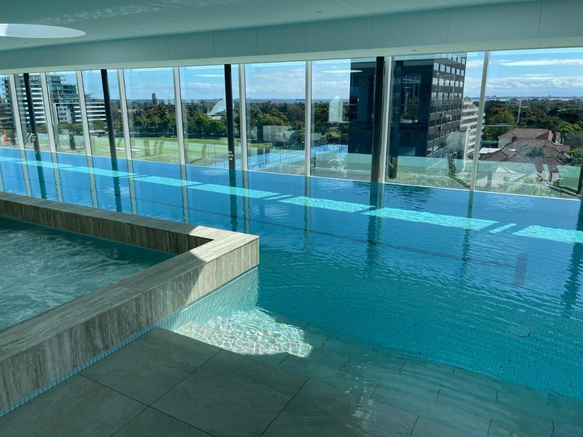 The Fawkner Apartment Bay-View Pool/Gym Free Parking Melburne Exterior foto
