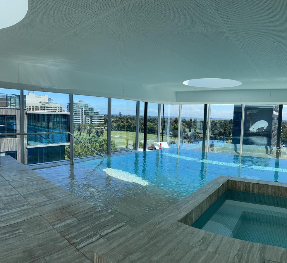 The Fawkner Apartment Bay-View Pool/Gym Free Parking Melburne Exterior foto